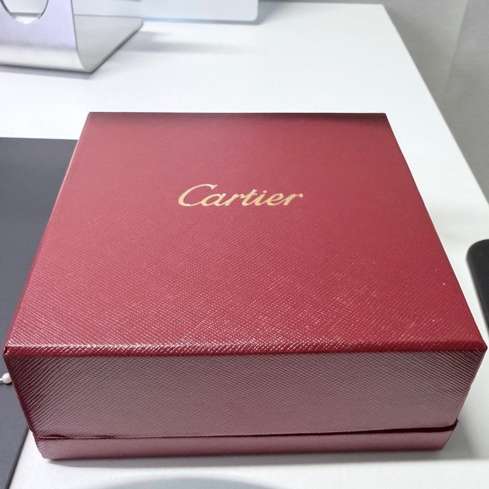 Cartier Red Box with Gold Logo